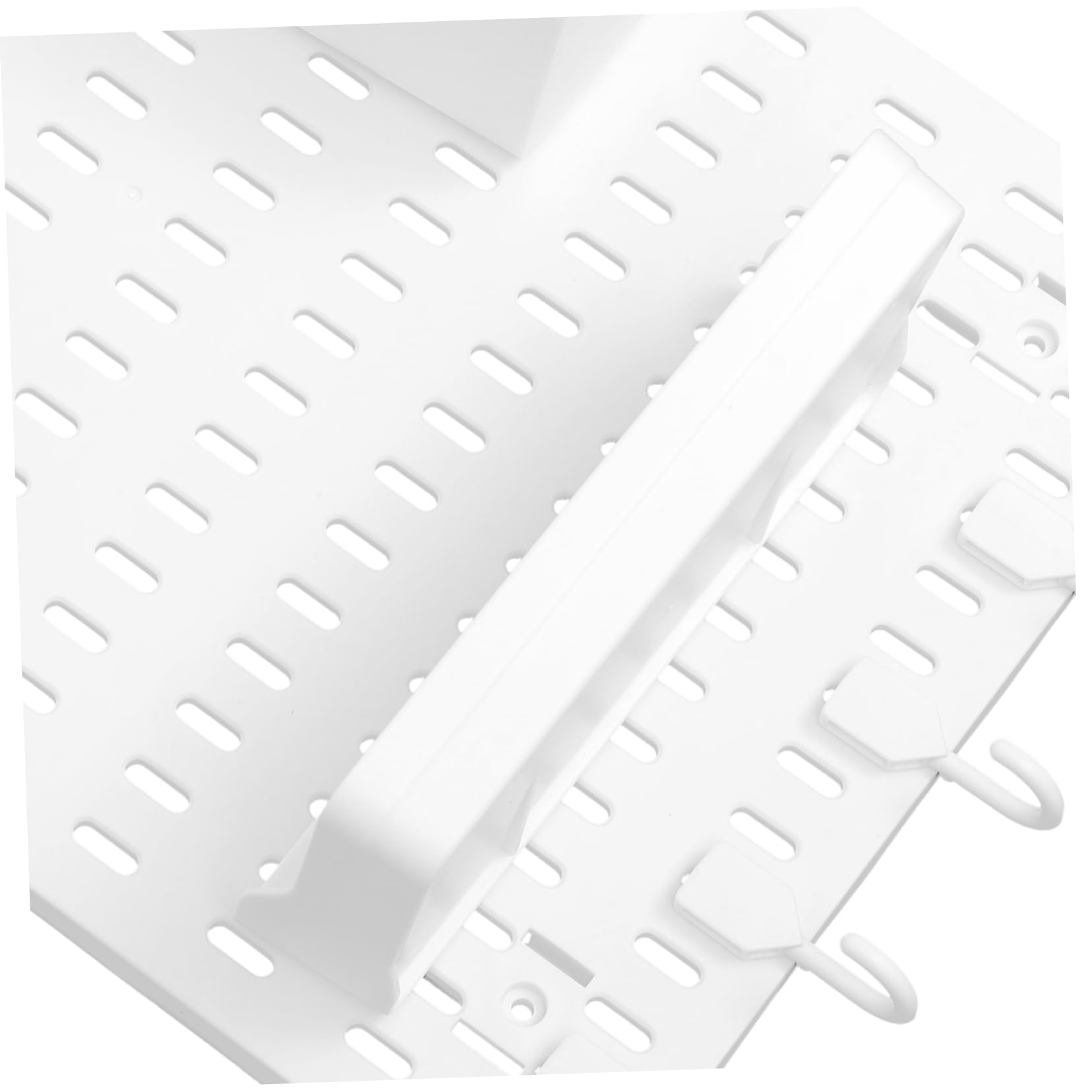 Wandmontierte Lochwand aus Pp mit Starker Tragfähigkeit und Platzsparender Aufbewahrung für Badezimmer und Wohnraum in Modernem Minimalistischen Design