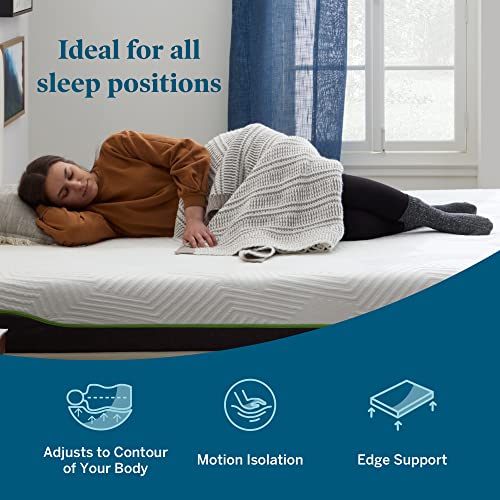 Image of LUCID 10 Inch Latex Hybrid Mattress - Responsive Latex Foam and Encased Springs - Medium Firm Feel - Motion Isolation - Edge Support - Gel Infused - Pressure Relief - Bed in a Box - Queen Size