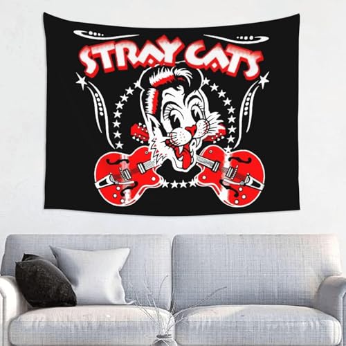 Stray Cats XgCLbc ^yXg[ Ǌ| Ǐ k lC  ͗lւ | J[e z p z[ 唻 A[g|X^[ CeA  ͋C] Vj 蕨 (60X50 Inchj 15