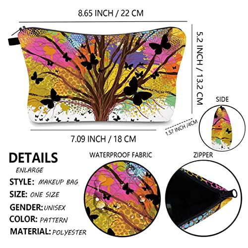 FAVORTALK Cosmetic Bags for Women Small Makeup Bag for Purse Pouch Travel with Zipper Make Up Bag, B1249 - Image 2