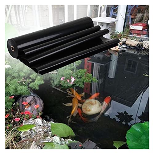 ZWYSL Teichfoliem Wasserdicht Fischteich-Bettfolien Große Fischteichfolie, for Koiteiche, Bachläufe, Brunnen, Wasserspiele (Color : Black, Größe : 7x6m/22.96x19.68ft) Cover