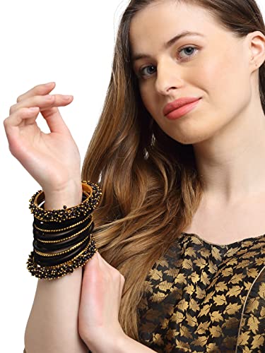 Plated Set of 23 Stylish Traditional Bangles