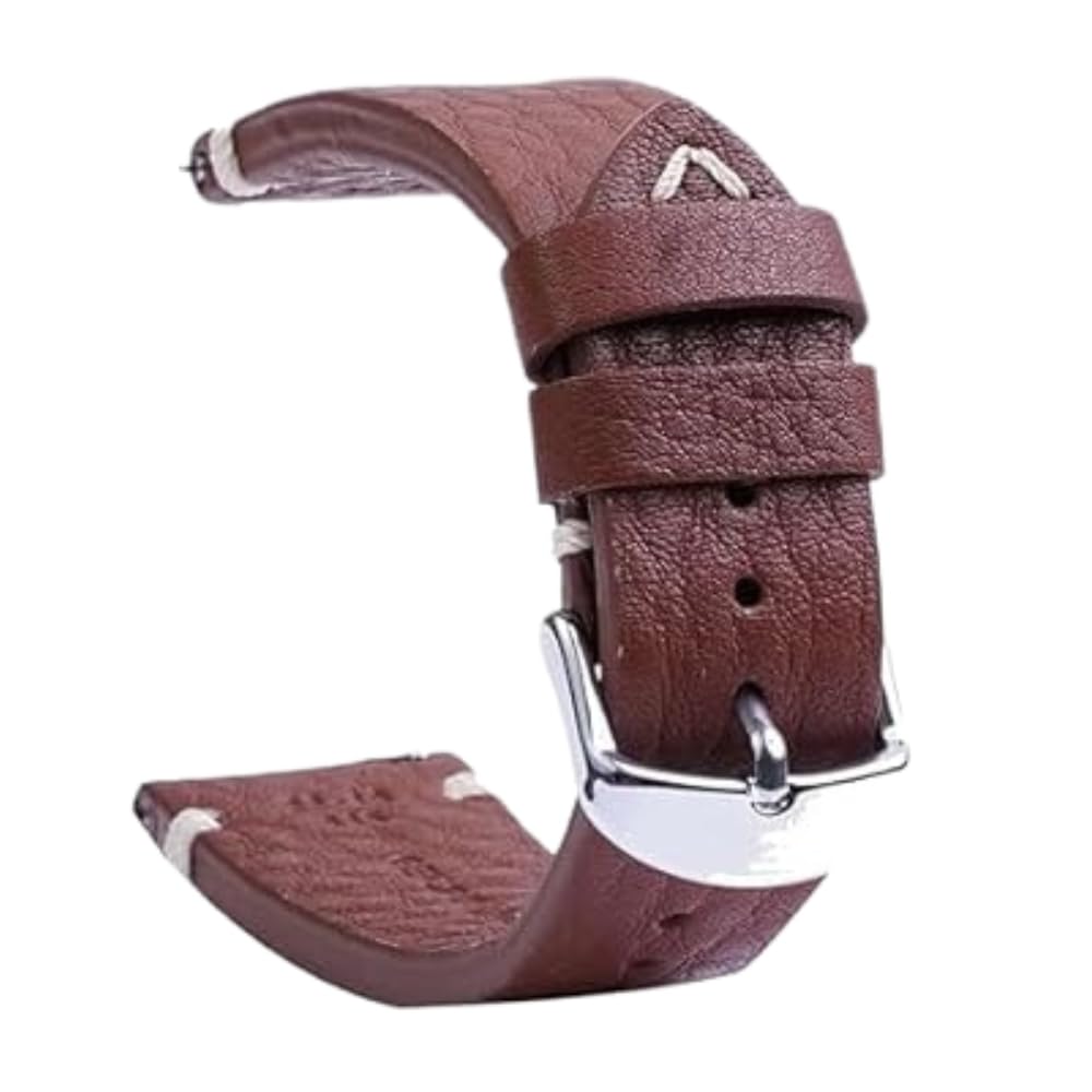 Bharat Origins Quick Release Watch Band 22mm 20mm 18mm, Matt TAN Leather Watch Bands for Samsung Galaxy Watch 5/4/3 | Huawei Watch | Fossil Watch | Amazfit Watch | Oneplus Watch | Pebble Watch | Seiko Watch | Casio Watch | Citizen Watch | Emporio Arm (B0D2LL9NJF) Amazon Price History, Amazon Price Tracker