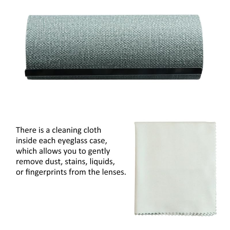 Image of VisionGlobal Hard Shell Eyeglass Case for Eyeglasses and Sunglasses for Men /Women and Kids