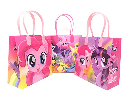 Hasbro 43234-1655 My Little Pony Character 12 Premium Quality Party Favor Reusable Goodie Small Gift Bags thumb #1