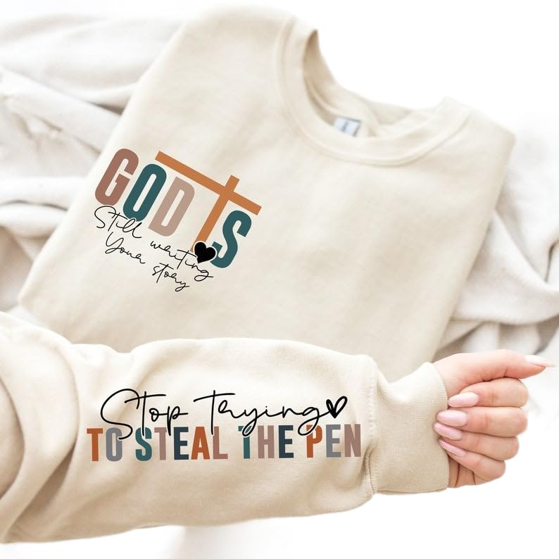 God is Still Writing Your Story T-Shirt, Sweatshirt, Boho Christian Shirt, Inspirational Church Sweater, Christian Sweatshirt, Religious Gift