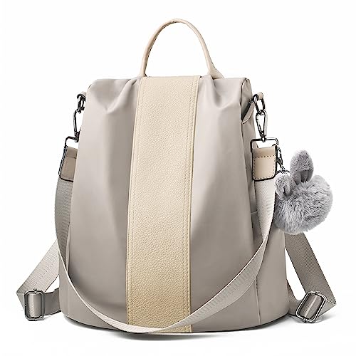 CHARMORE Women Backpack Purse Waterproof Nylon Anti-theft Rucksack Shoulder Bags