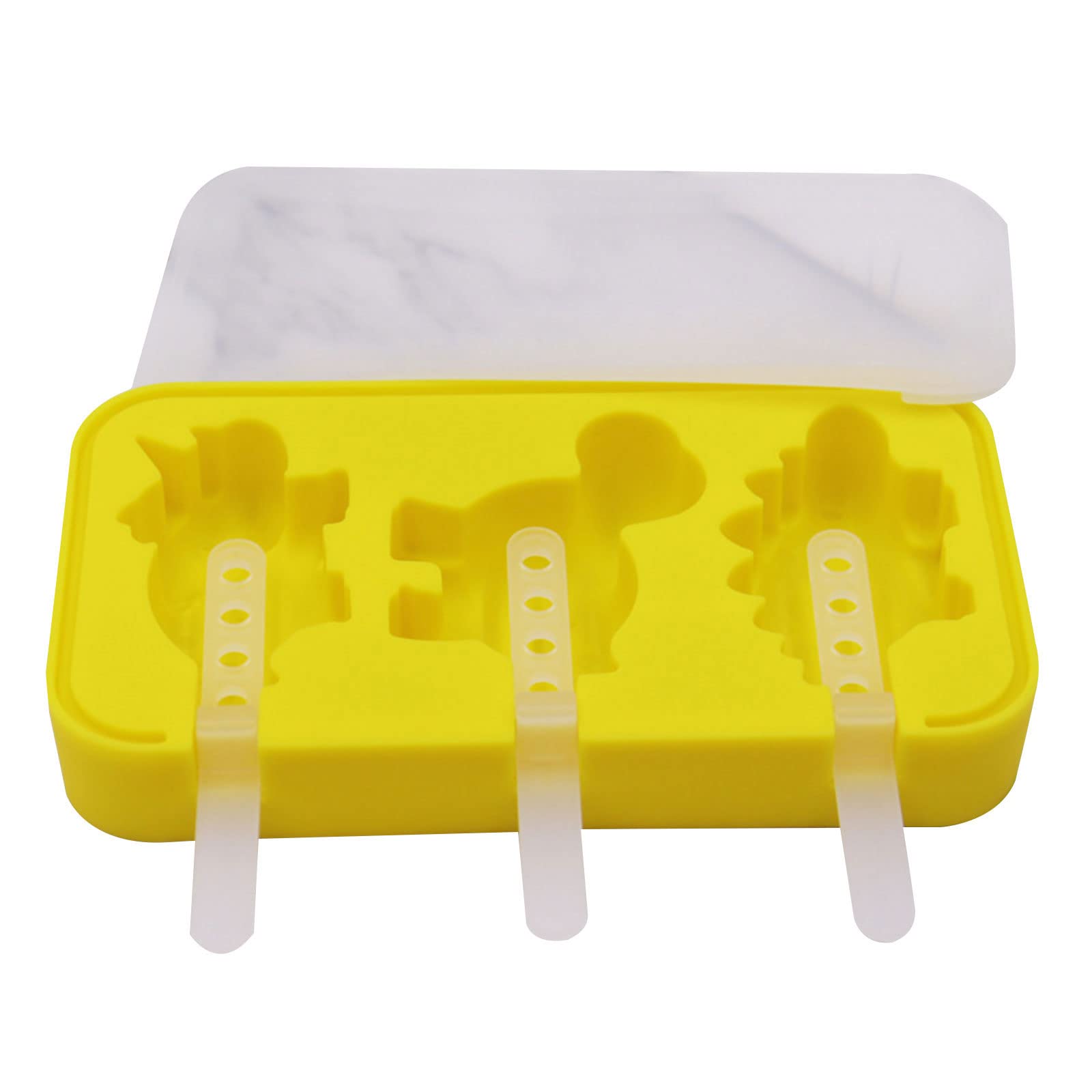 Silicone Ice Cream Molds Dinosaur Ice For Ice Cream Mold Reusable Popsicles Making Moulds Kitchen Handmade Gad