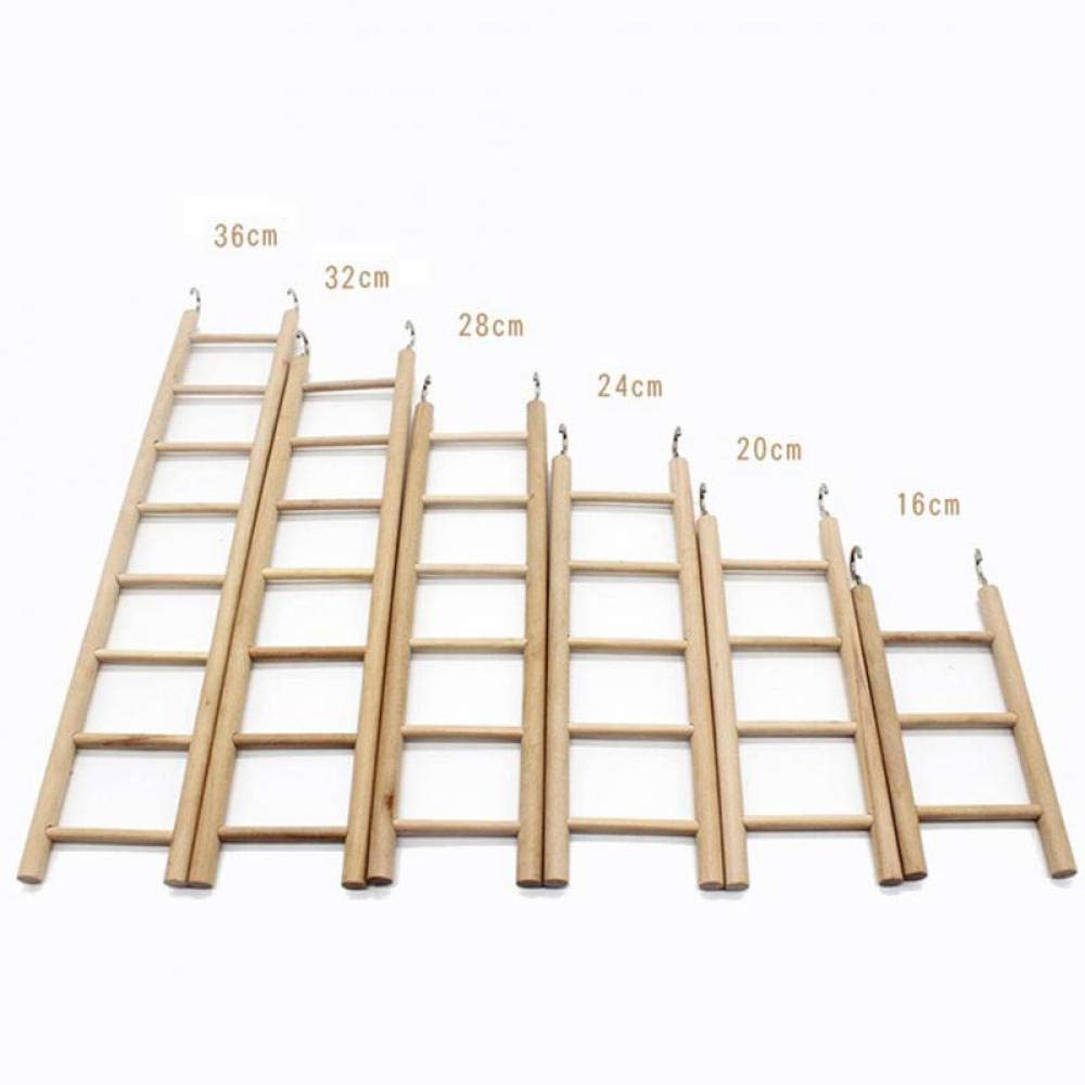 Vogelschaukeln 6St Set Vogelspielzeug Holzleitern Schaukelkratzer Barsch Klettertreppe Vogelkäfig Papagei Haustier Spielzeug Zubehör 1Set
