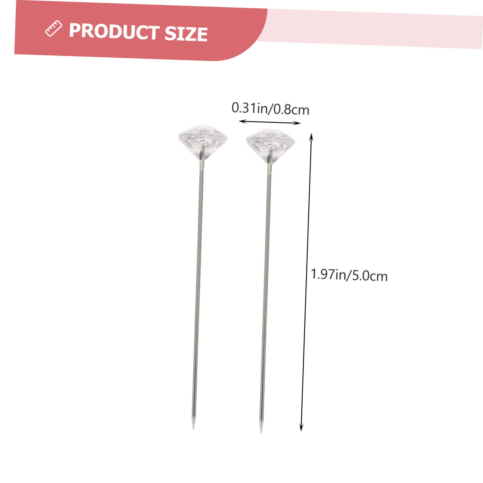 balacoo 200pcs Floral Pins Sewing Corsage Pins Jewelry Wedding Boutonniere Pins Decorative Sewing Pin Quilting Pins Dressmaking p