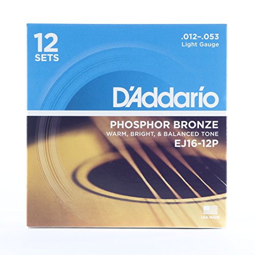 D'Addario __I AR[XeBbNM^[ tHXt@[uY Light .012-.053 EJ16-12P 12setpbN yKiz