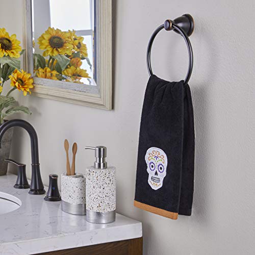 Skl Home W0137011830203 By Saturday Knight Ltd. Sugar Skull Hand Towel Set thumb #5