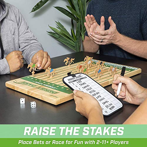 Juego de mesa Derby Dash carrera de caballos con dados y marcador miniatura 2