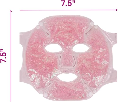 Miniatura 7 de FOMI Mascarilla facial de gel frío y caliente para el cuidado de la máscara de hielo  Máscara facial completa de enfriamiento flexible para dolor de