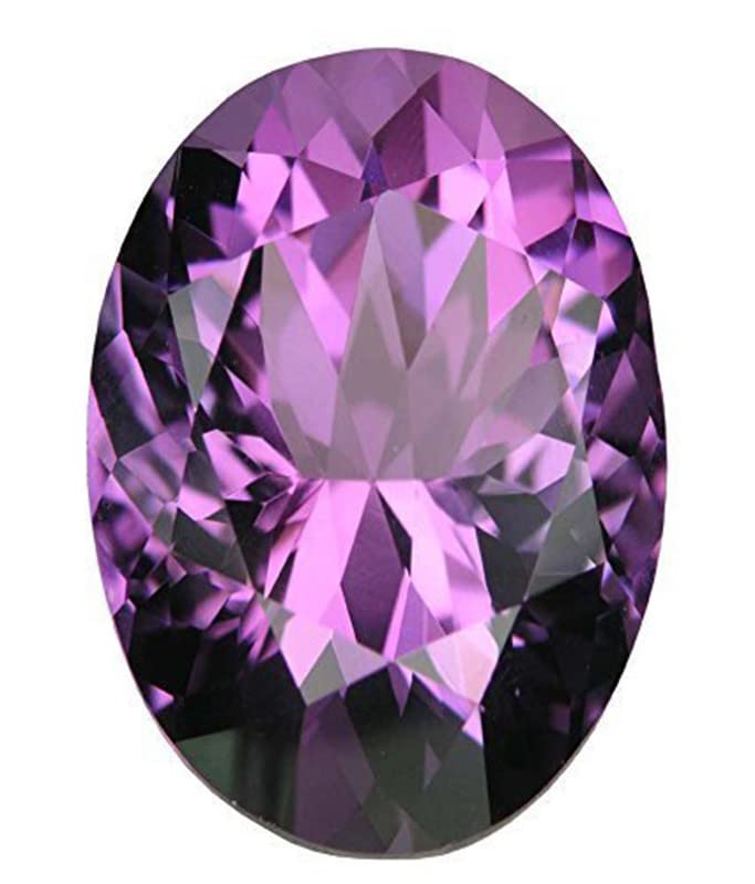 Améthyste violette ovale pour la méditation et la création de bijoux en vrac