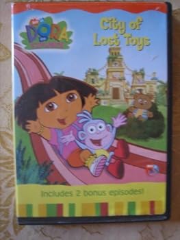 DVD Dora The Explorer: City of Lost Toys *Checkpoint* Book