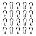 20PCS 2.5"/6CM Aluminum Carabiner Clip, Durable Spring-loaded Keychain Hook Pack for Home,Rv, Camping, Fishing, Hiking, Traveling and Key Chain, lightweight and durable