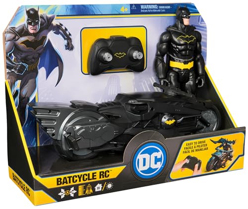 Spin Master DC Comics, Batman, Batcycle + 30cm Batman Action Figur, ab 4 Jahren