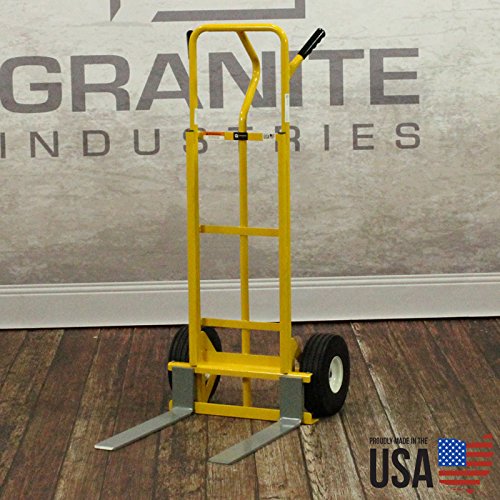 American Cart & Equipment Hand Truck with Adjustable Forks, 600-Pound Capacity