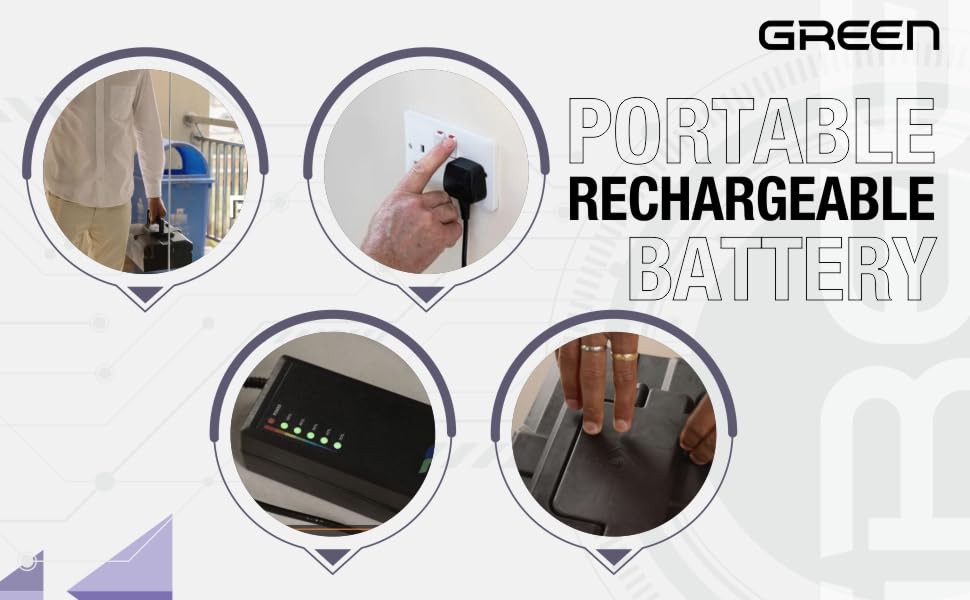 Image of Green Udaan Low Speed Electric Scooter Non RTO with Portable Charger (Grey, Udaan 30 KM)