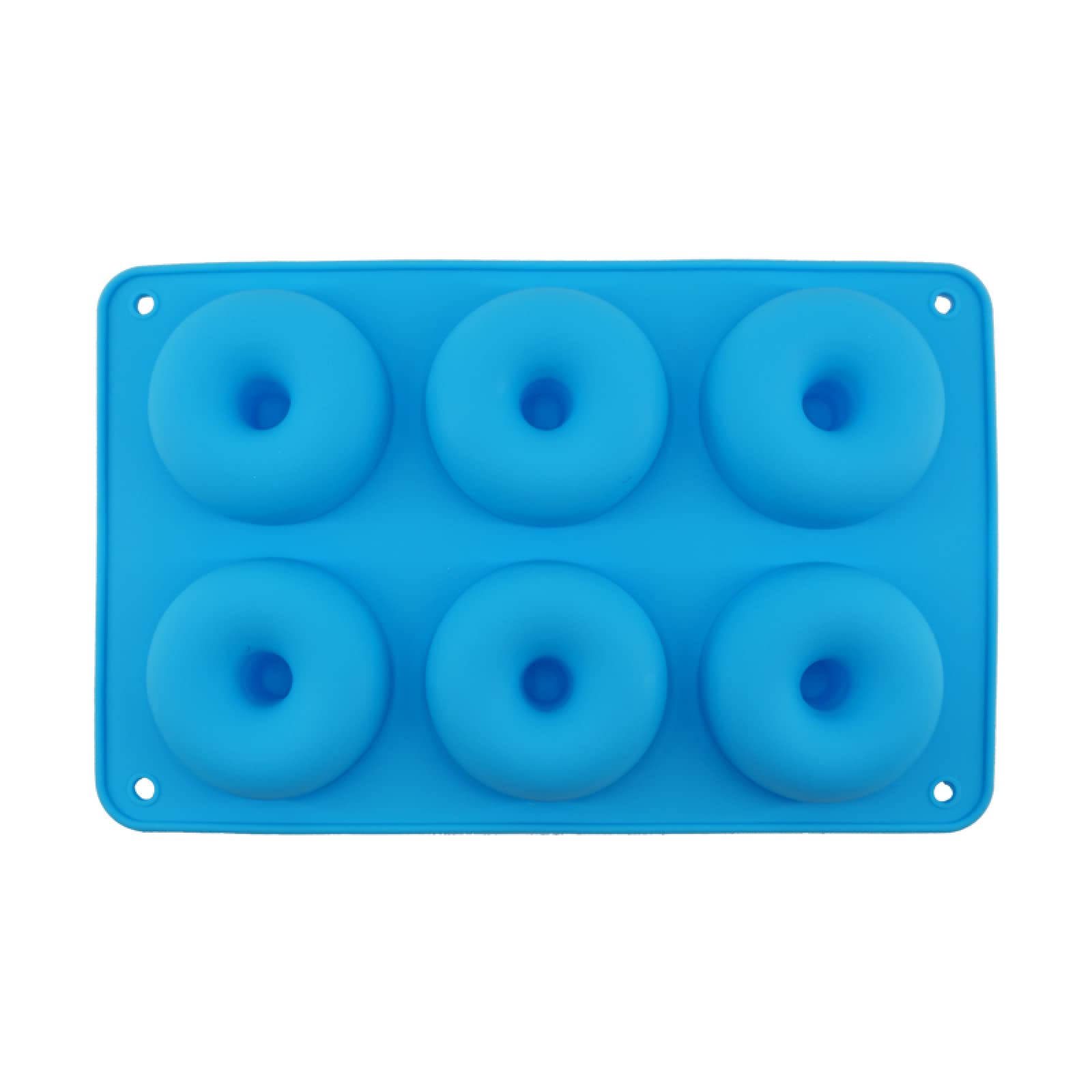 Antihaft Backblech Donut Form Für Zuhause Diy Silikon Bäckerei Backform Dekoration Antihaftbeschichtet Donut Werkzeuge Dessertform 4St Blau