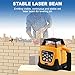 Iglobalbuy Automatic Self-Leveling Rotary Laser Rotating Horizontal & Vertical Laser Level Kit 500M w/Remote Control + Receiver, Leveling Transit Laser Level Red Beam for Construction (Rotary Laser)