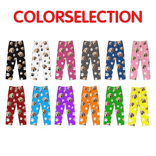 Custom Pajama Pants,Customizable Pajamas, Customized Pajama with Logo/Photo/Face, Personalied gifts2