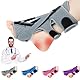 DERJLY Plantarfasciitis Nachtschiene, Plantar Fasciitis Relief Brace mit 3 Verstellbare Riemen (Grau)