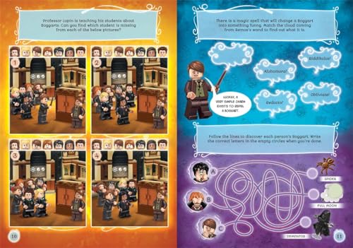 Image of LEGO Harry Potter: Duelling a Dementor Activity Book (with Professor Remus Lupin minifigure and Dementor mini-build) (LEGO Minifigure Activity)