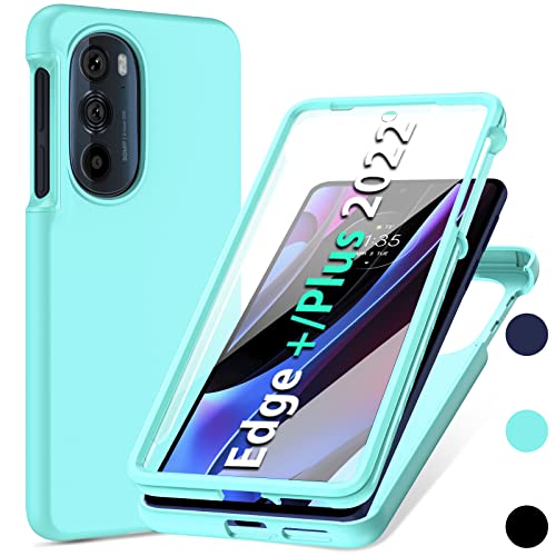 for Motorola Edge Plus 2022 Case: Moto Edge Plus 5G UW 2022 Case - Silicone Dual Layer Protective Phone Cover Slim Rugged Full Protection Case Phone Bumper (Mint Green) ๐๐๐ ๐๐ค๐ง ๐๐๐๐ ๐ฎ๐ฌ๐ฎ๐ญ