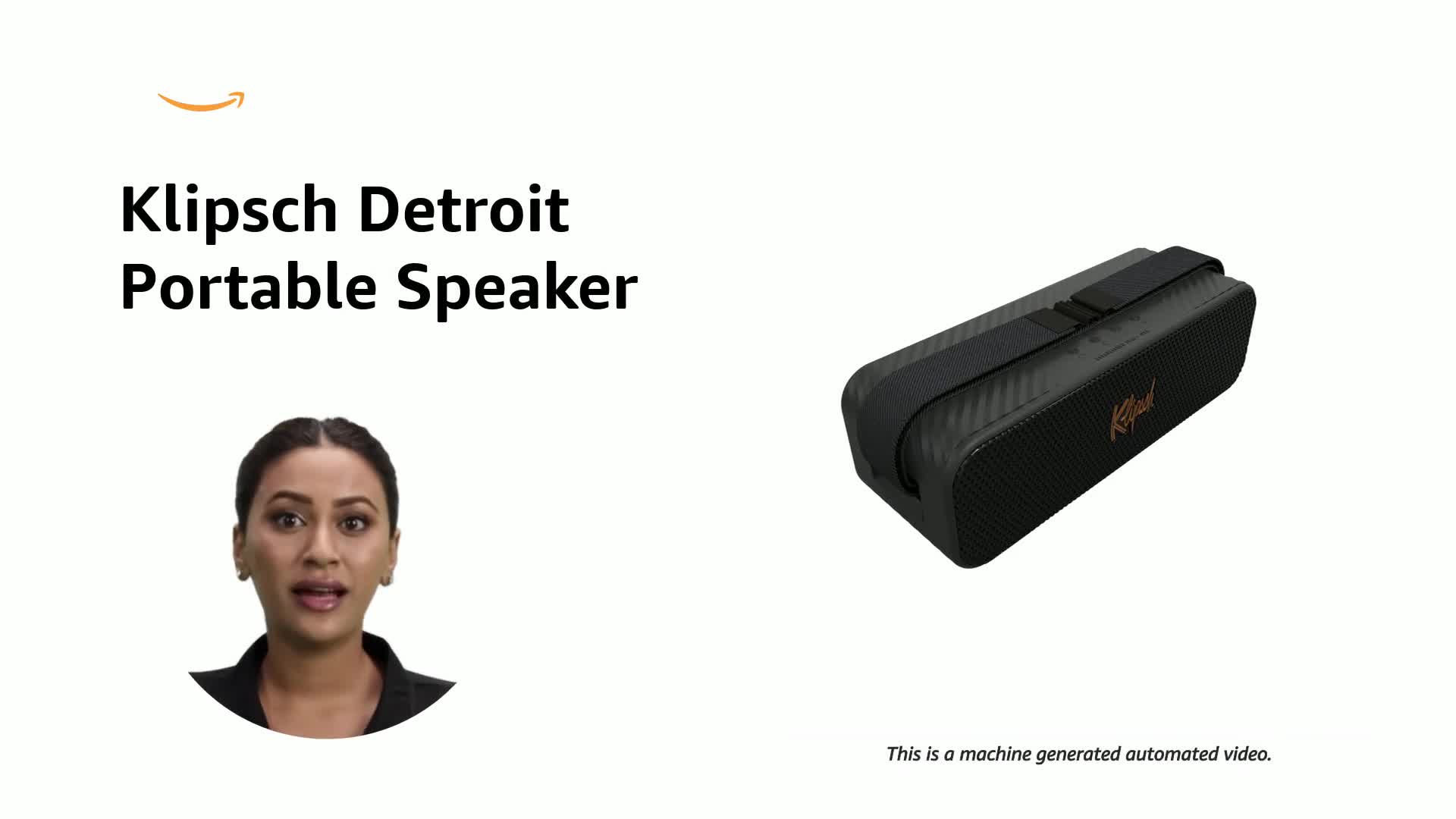 Klipsch The Detroit Portable Bluetooth Speaker with Dual 1