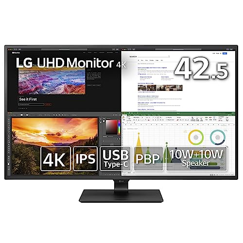【ジャンク】LG 液晶モニター　43un700-B ※画面ひび割れあり 西川善司の大画面☆マニア】LGの変態的マルチ4Kディスプレイ、4