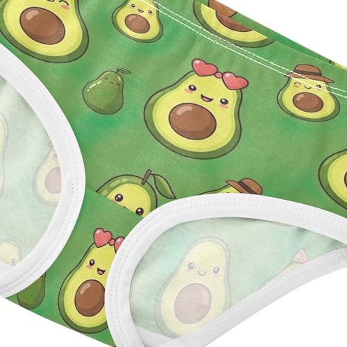 Cute Cartoon Avocados Green Toddlers Underwear Floral 2t Cotton Panties Little Girl Designer Kids Undies Briefs4