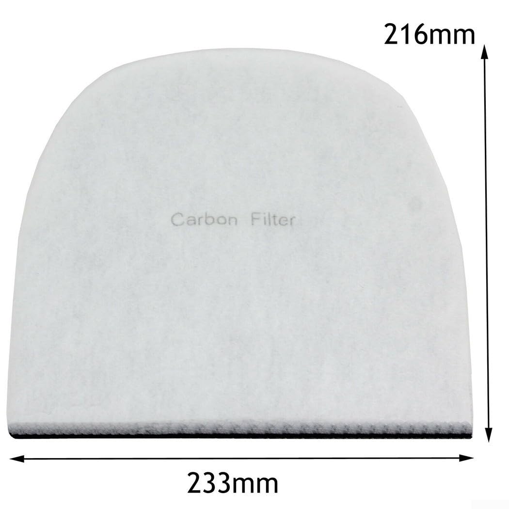 Aktivkohlefilter für Luftentfeuchter 2000E 2200E 2400E 2600E 2600Ex 2650E 2800E Ersatzfilter DDA510 Luftentfeuchter, 4 Stück