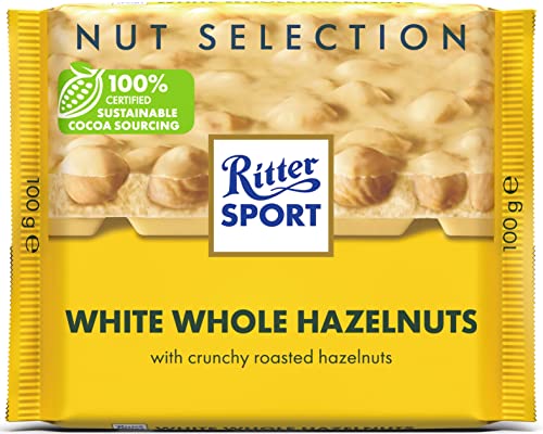 Ritter Sport White Chocolate 100g - Whole Hazelnuts