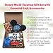 Mickey Disney Vacation Set Mouse Ears Headband Official Autograph Book & Pen