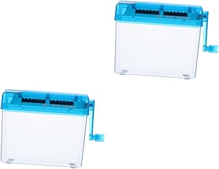 ABOOFAN 2 Peças Trituradora De Arquivo Trituradora De Papel Para Casa Trituradora Pequena Para Uso Doméstico Mini Cestas Trituradora De Papel Tira Mini Trituradora De Mesa Abs Resistente