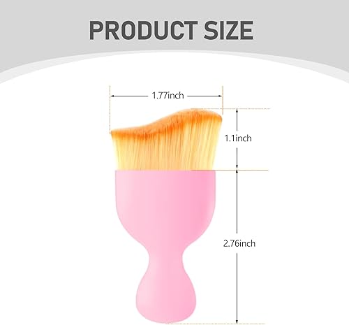 Miniatura 2 de 1 cepillo de limpieza interior del automóvil, cepillo para polvo, cepillo de belleza con detalle de cerdas suaves, salida de aire acondicionado,