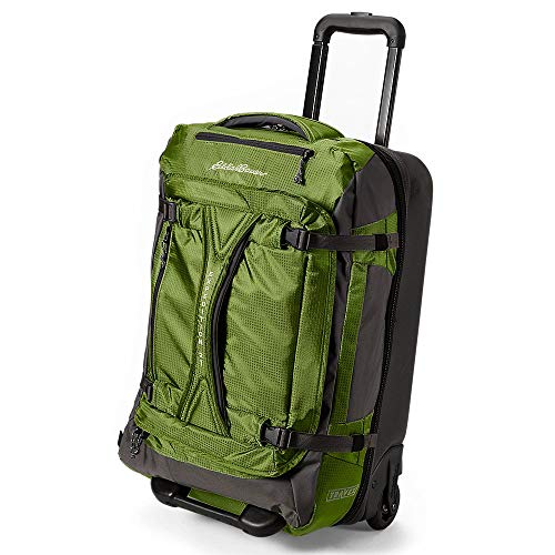 Eddie Bauer Unisex-Adult Expedition Drop Bottom Rolling Duffel - Medium, Green R