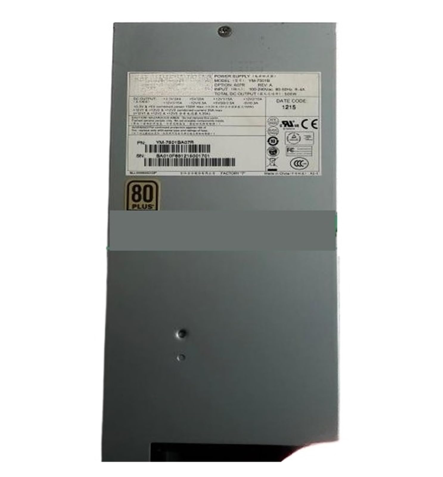 CLEUFWKO YM-7501B 2U 500W Power Supply