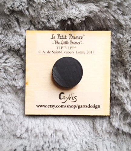 Miniatura 4 de The Little Prince Wood Engraved 3D Magnet - n.3 Rose - multi-layered