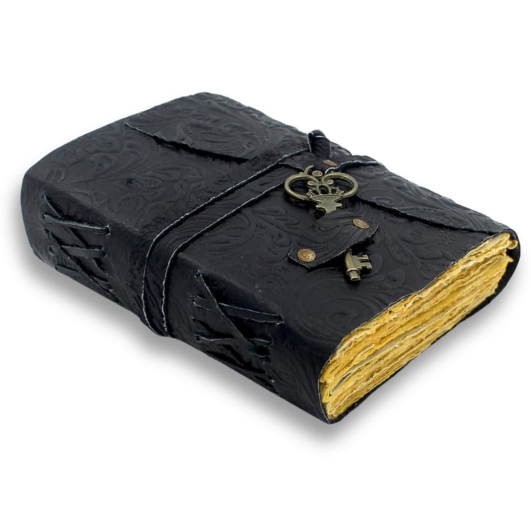 Leather Journal, Vintage Journal, Book of Shadows, Leather Journals For Women, Grimoire Journal, Leather Bound Journal, Watercolor Journal, Antique