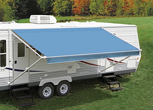 Solid Light Blue Replacement Canopy/Fabric for a 18' Awning