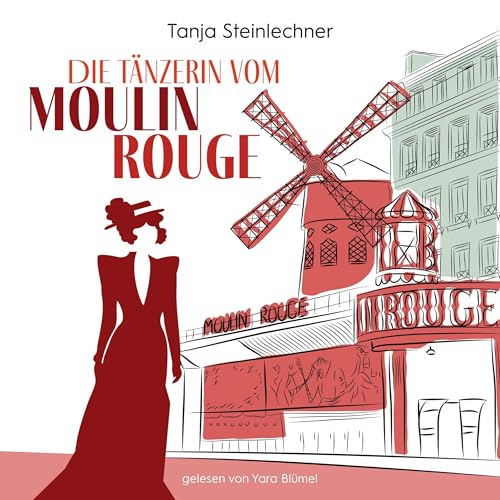 Diseño de la portada del título Die Tänzerin vom Moulin Rouge