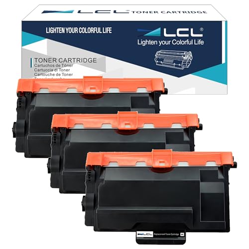 LCL Compatible Toner Cartridge TN3480 TN3430 TN-3480 TN-3430 8000 pages (3 Black) Replacement for...