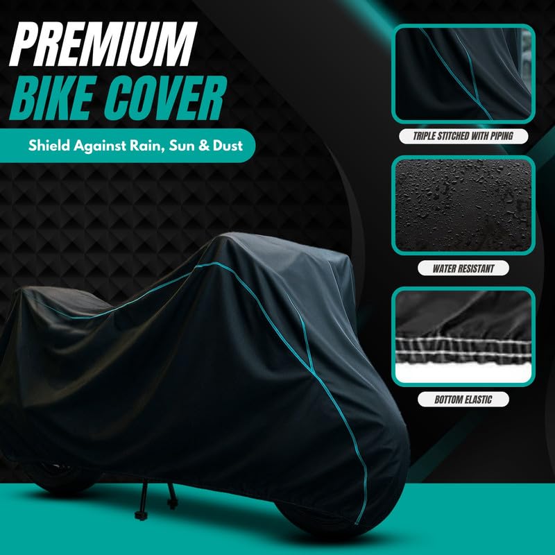 Image of Custom Fit Waterproof Bike Cover for Interceptor 650 | Protection from UV Rays, Dust, Rust, Heat