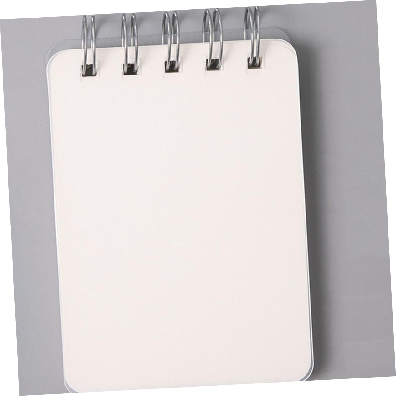 HOMSFOU 5 Ensembles Mini Ordinateur Portable Portable Doublé Cahiers À Spirale Mini Cahiers En Vrac Plaine Cahiers Pour L'école Pavé De Note Cahier Petit Papier Blanche 4 Pièces * 5