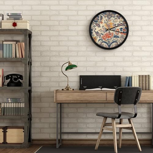 Horloge murale numérique style campagnard pour lire l'heure facilement