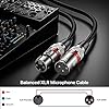 NUOSIYA 5M XLR Cables 2 Packs,XLR Male to Female 3 Pins Balanced Microphone Cable for Studio Recorder, Mic, Mixer, Speaker System, Phantom Power #2