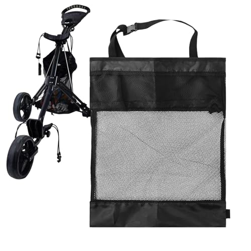 Bolsa de golf ligera de malla para organizar sus accesorios en el carrito